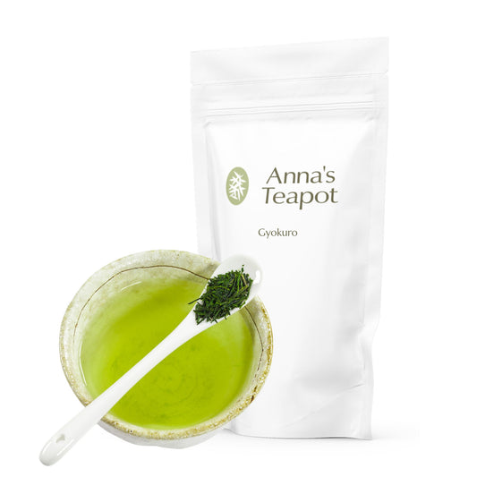 Anna's Teapot Bio Gyokuro - Premium Japanischer Grüntee aus der Ernte 2024 in einem wiederverschließbaren Beutel (100g)